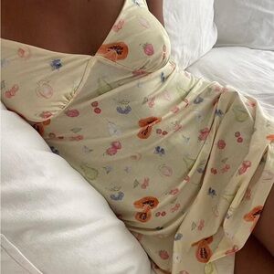 Djerf Avenue go slow dress in fruit size S